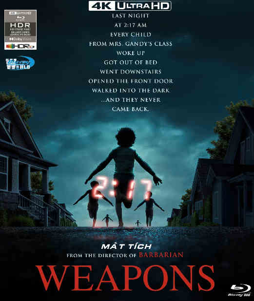 4KUHD-1050.Weapons 2025   GIỜ MẤT TÍCH  2D25G  (TRUE- HD 7.1 DOLBY ATMOS - DOLBY VISION) USA